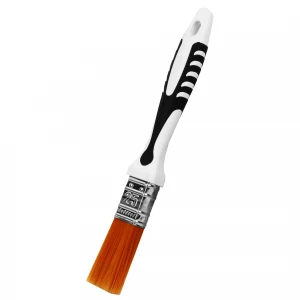 Кисть плоская Black White деликатная, ультрамягкий синтетический ворс DECOR