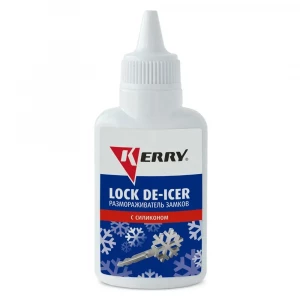 Размораживатель замков с силиконом KERRY (флакон с дозатором)