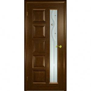 Дверь СФД Иван да Марья ПО Орех Итал с кристал