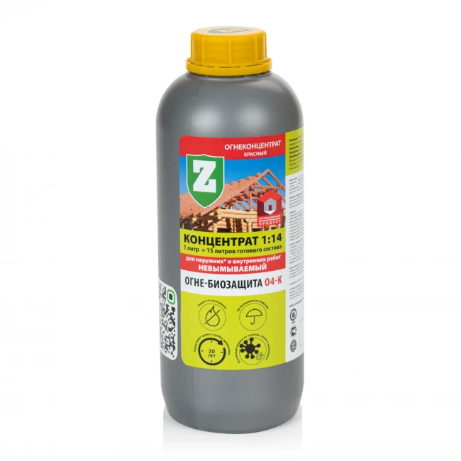 Огне-биозащита О-4К Зелест концентрат 1:14