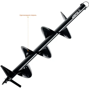 Шнек для мотобуров d=300мм, однозаходный ЗУБР  