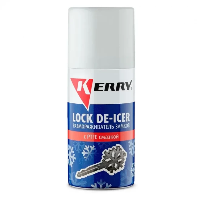  Размораживатель замков с PTFE смазкой  KERRY 52мл. аэрозоль