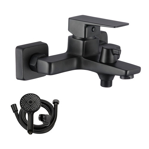 Смеситель для ванной NAR06-310-BL-25201 латунный одноручковый чёрный NARCIS Wesnaart