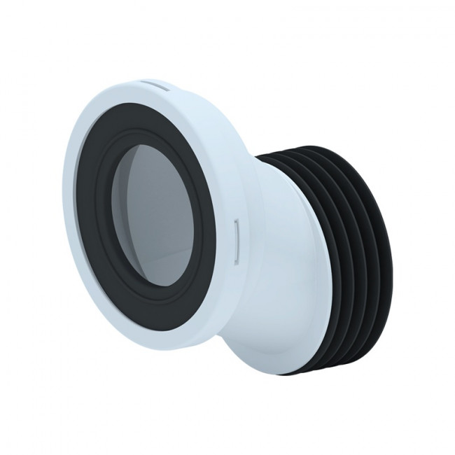 Манжета для унитаза эксцентрическая жесткая Ø110мм со смещением 40мм АНИ Пласт