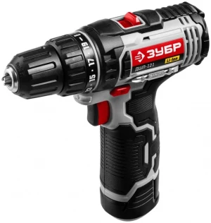 Аккумуляторная дрель-шуруповерт Зубр ДШЛ-121