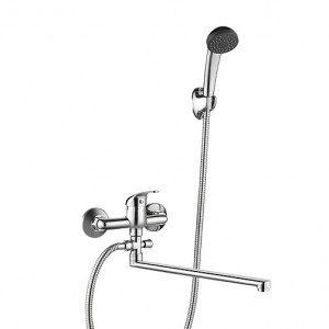 Смеситель для ванной PRO18-320 латунный одноручковый с длинным изливом PROF Wesnaart