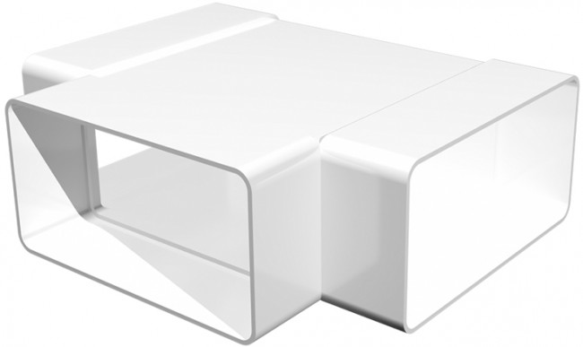 Тройник для плоского канала 120х60 Эвент