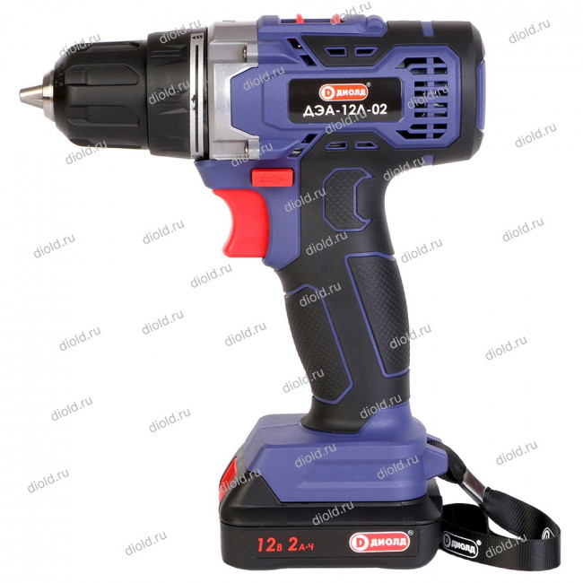 Аккумуляторная дрель-шуруповерт Диолд ДЭА-12Л-02