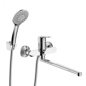 Смеситель для ванной TIS21-320 латунный одноручковый с длинным изливом TIS Wesnaart