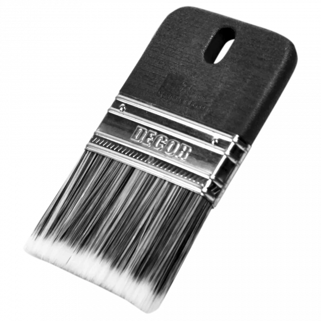 Кисть декоративная DECOR, серебристый ворс