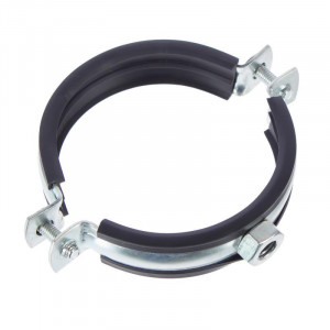 Хомут стальной с дюбелем 