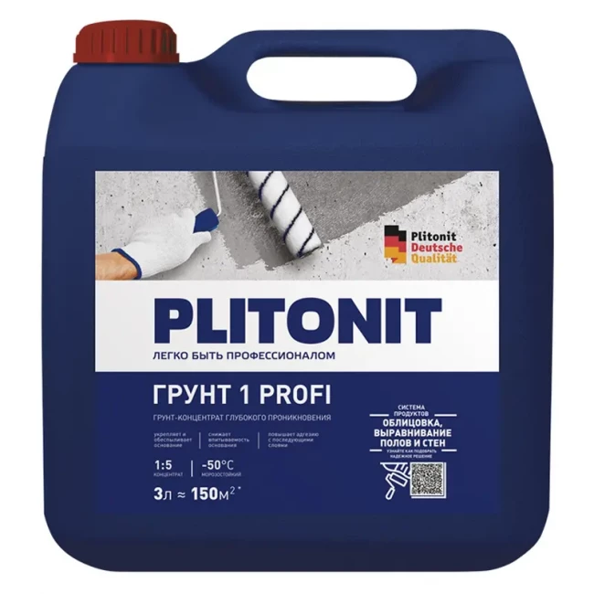 Грунтовка концентрат ПЛИТОНИТ PROFI 1:5