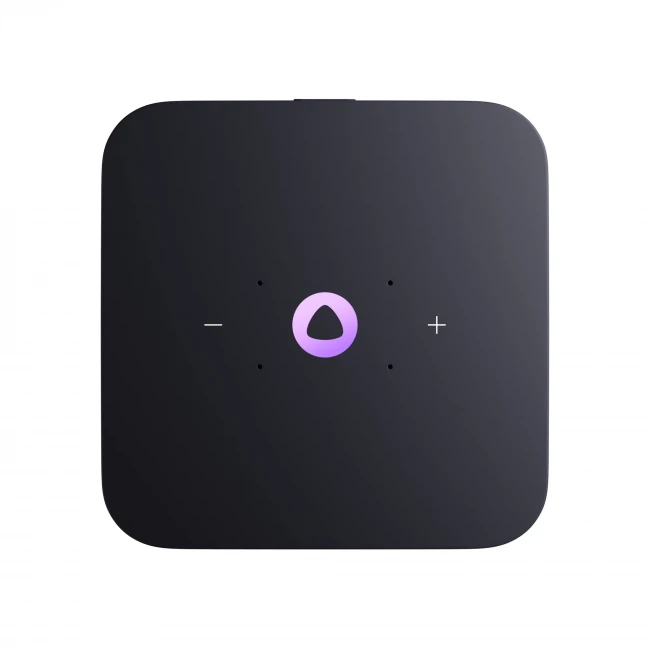 Умная колонка Яндекс Станция Миди с Алисой на YandexGPT, цвет серый, модуль Zigbee для умного дома