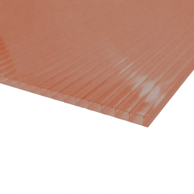Поликарбонат сотовый цветной 4 мм  