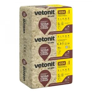 Утеплитель Vetonit (Isover) Теплые Стены Стронг 610х1000 мм