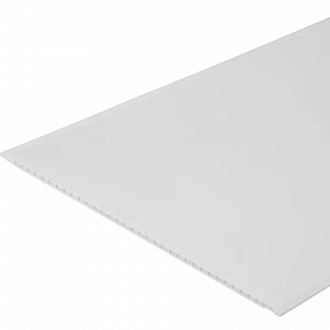 Стеновая панель ПВХ белая глянец 