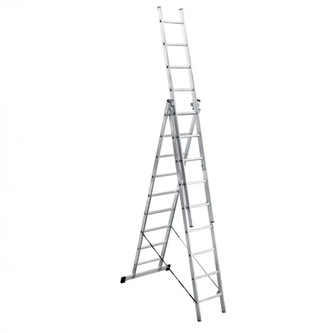 Лестница алюминиевая 3 секции (14стп./ 9,79м) Sarayli