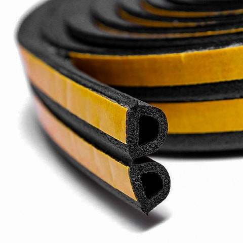 Уплотнитель Tytan Professional D (14*12мм) ЧЕРНЫЙ