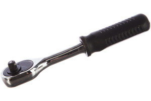 Ключ-трещотка 1/4" с переключателем, CrV, хромированный Matrix