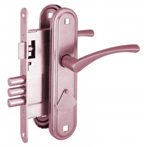 Замок врезной с ручками Омега 