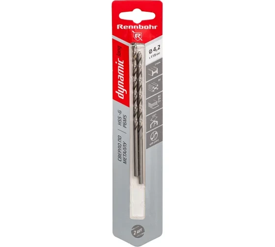 Сверло по металлу RENNBOHR DYNAMIC LONG CARD