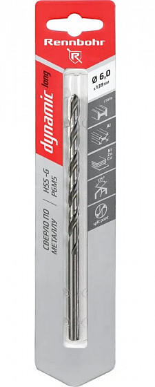 Сверло по металлу RENNBOHR DYNAMIC LONG CARD