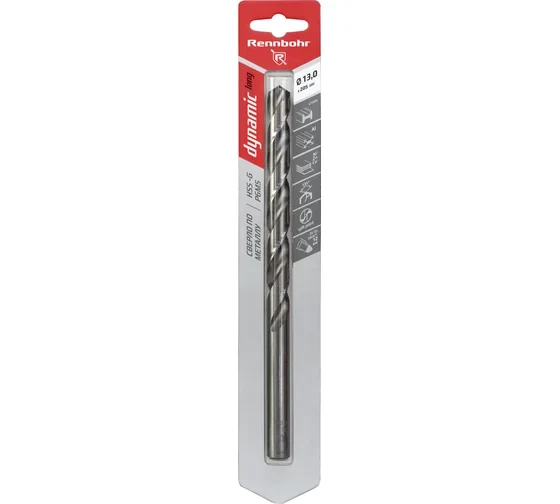 Сверло по металлу RENNBOHR DYNAMIC LONG CARD