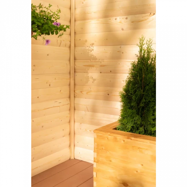 Блок-хаус 28х135, 6м сорт АВ, Имитация бревна