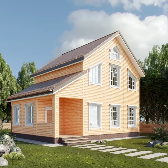 Блок-хаус 28х135, 6м сорт АВ, Имитация бревна