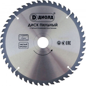 Пильные диски по дереву Диолд 140x48Tx20 мм (с переходником 16)