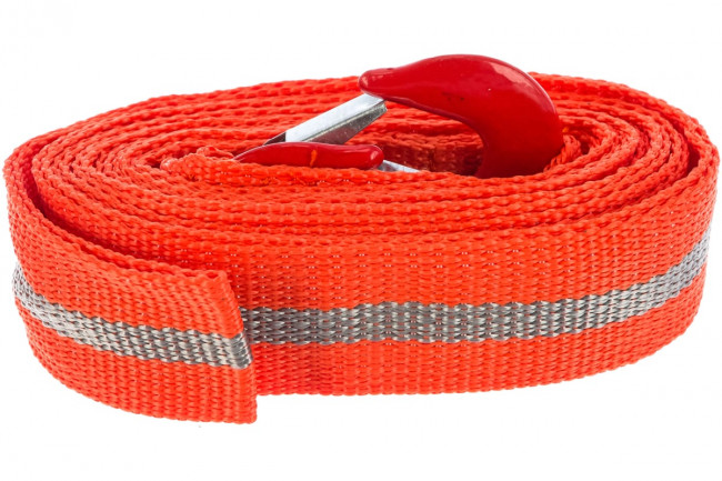 Трос буксировочный 5 тонн, 2 крюка, сумка на молнии, Stels