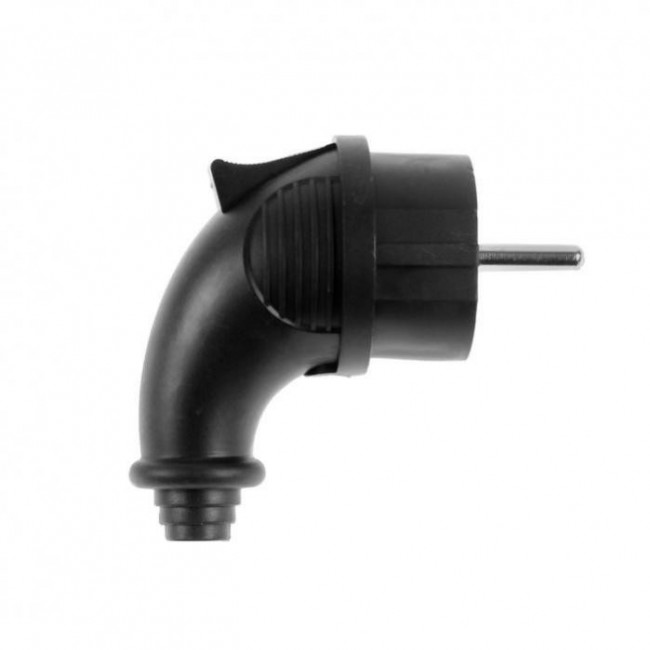 Вилка каучуковая с заземлением