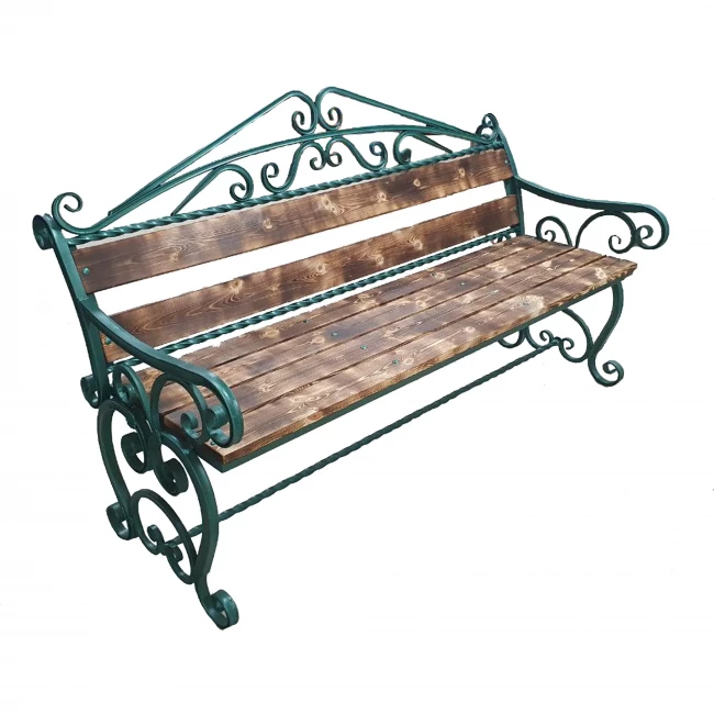 Скамейка кованная Мох