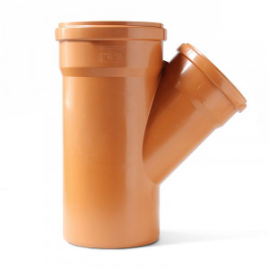 Тройник переходной наружный канализационный 110х160