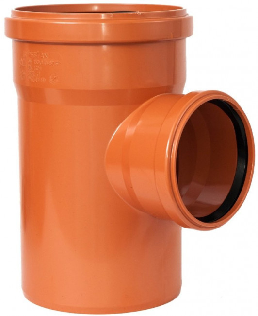 Тройник переходной наружный канализационный 110х160