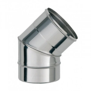 Отвод нержавейка Ø120 45° ТиС
