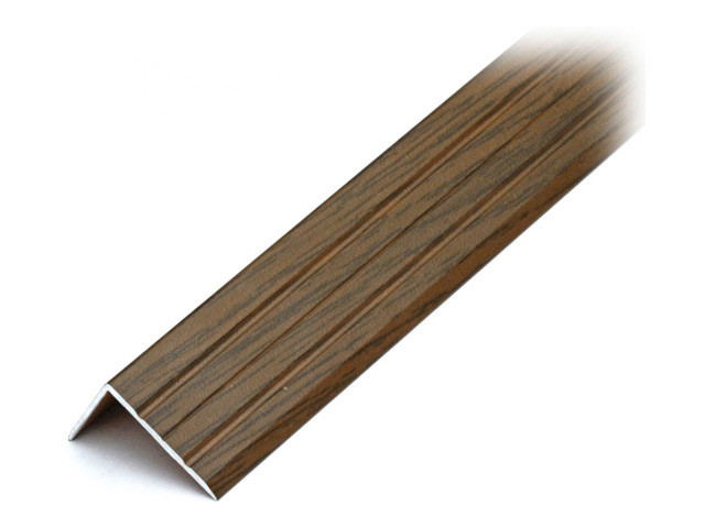 Порог угловой 091 (Дуб темный)  