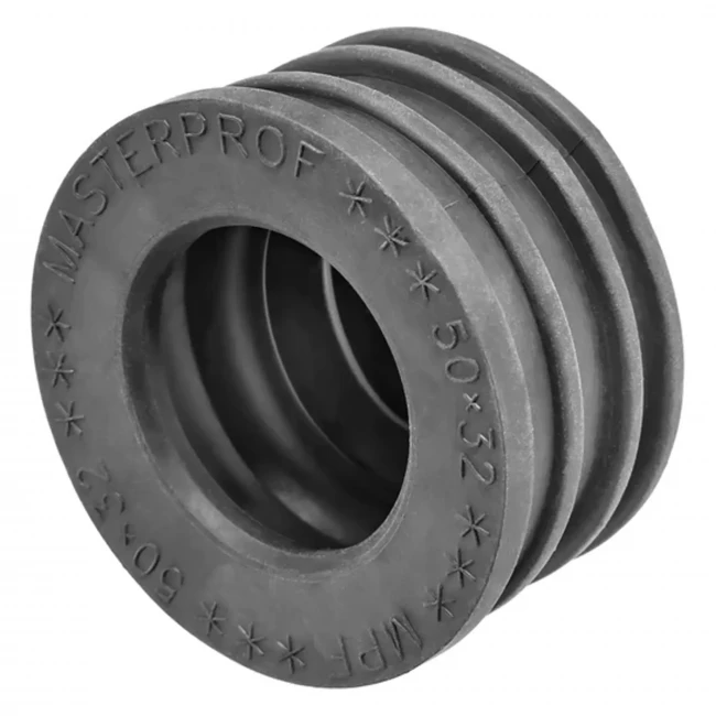 Манжета для канализации Ø50х32мм (черная)