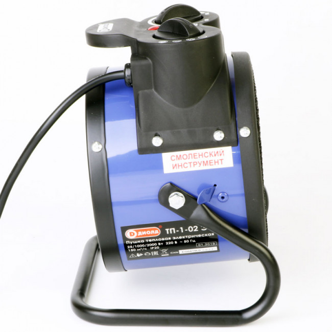 Тепловая пушка электрическая ТП-1-02 ЭК Диолд