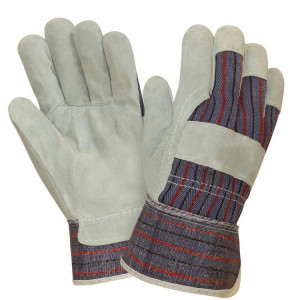 Перчатки спилковые комбинированные
