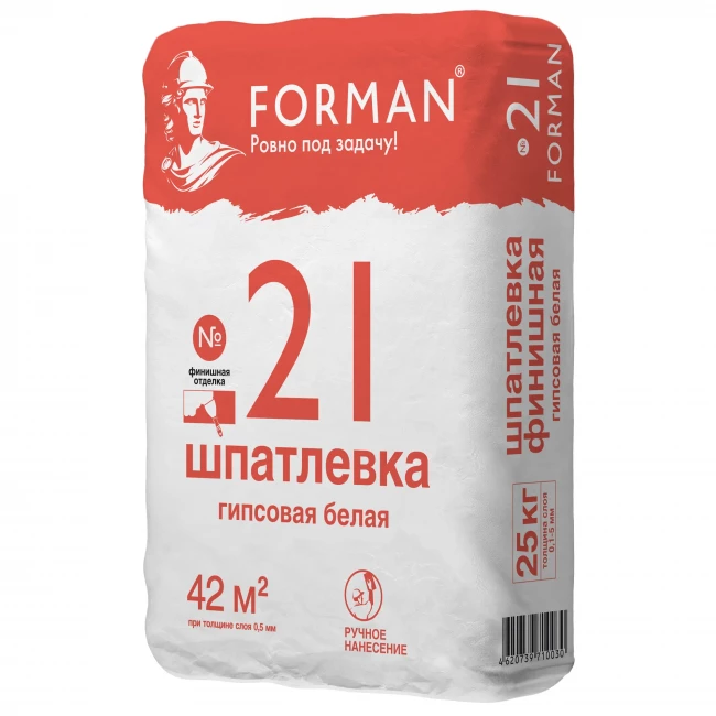 Шпаклевка гипсовая Forman 21 финишная 