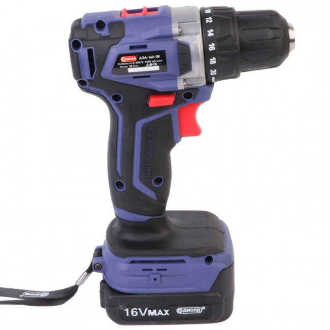 Аккумуляторная дрель-шуруповерт Диолд ДЭА-16Л-08