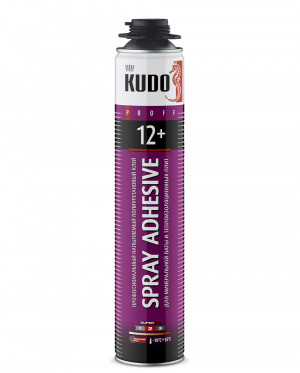 Клей-пена профессиональный напыляемый для минеральной ваты KUDO® PROFF SPRAY ADHESIVE 12+