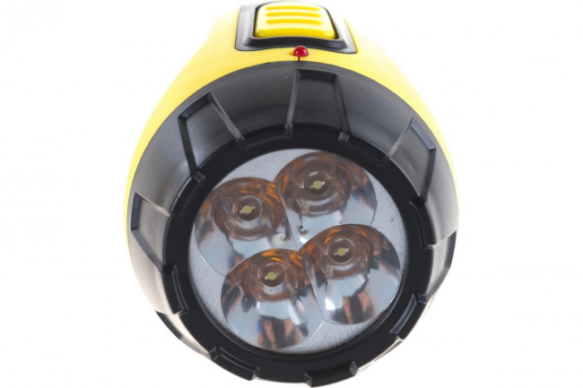 Фонарь светодиодный NPT-CP03-ACCU 4LED аккумуляторный с вилкой д/зарядки