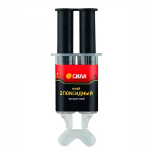 Клей эпоксидный в шприце СИЛА 6 мл