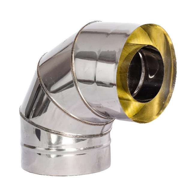 Отвод Термо нержавейка Ø130/190 ТиС