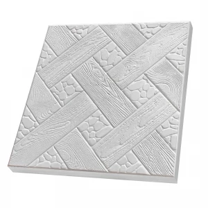 Плитка тротуарная Алекс, узор Ялта, 30x30 см, толщина 3 см, серая