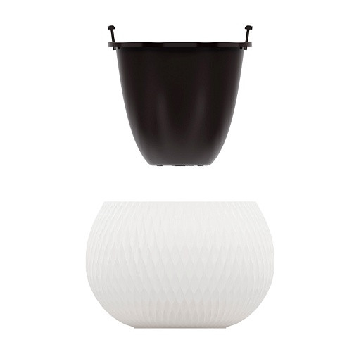 Кашпо со вставкой Жемчужина