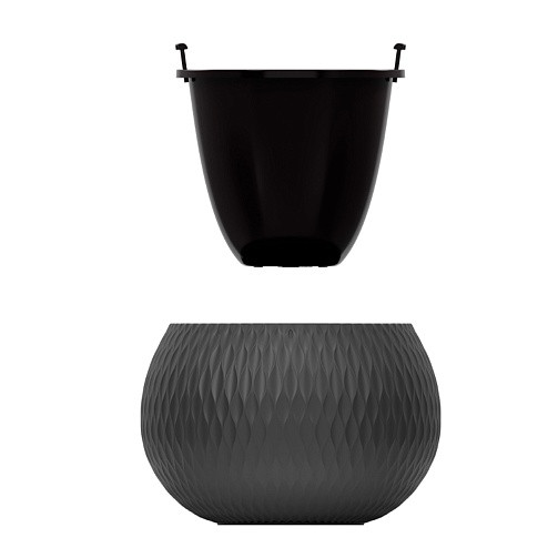 Кашпо со вставкой Жемчужина