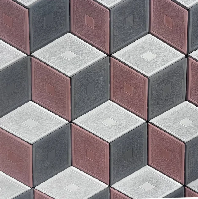 Плитка тротуарная вибролитая Алекс рисунок 3D 31шт/кв.м